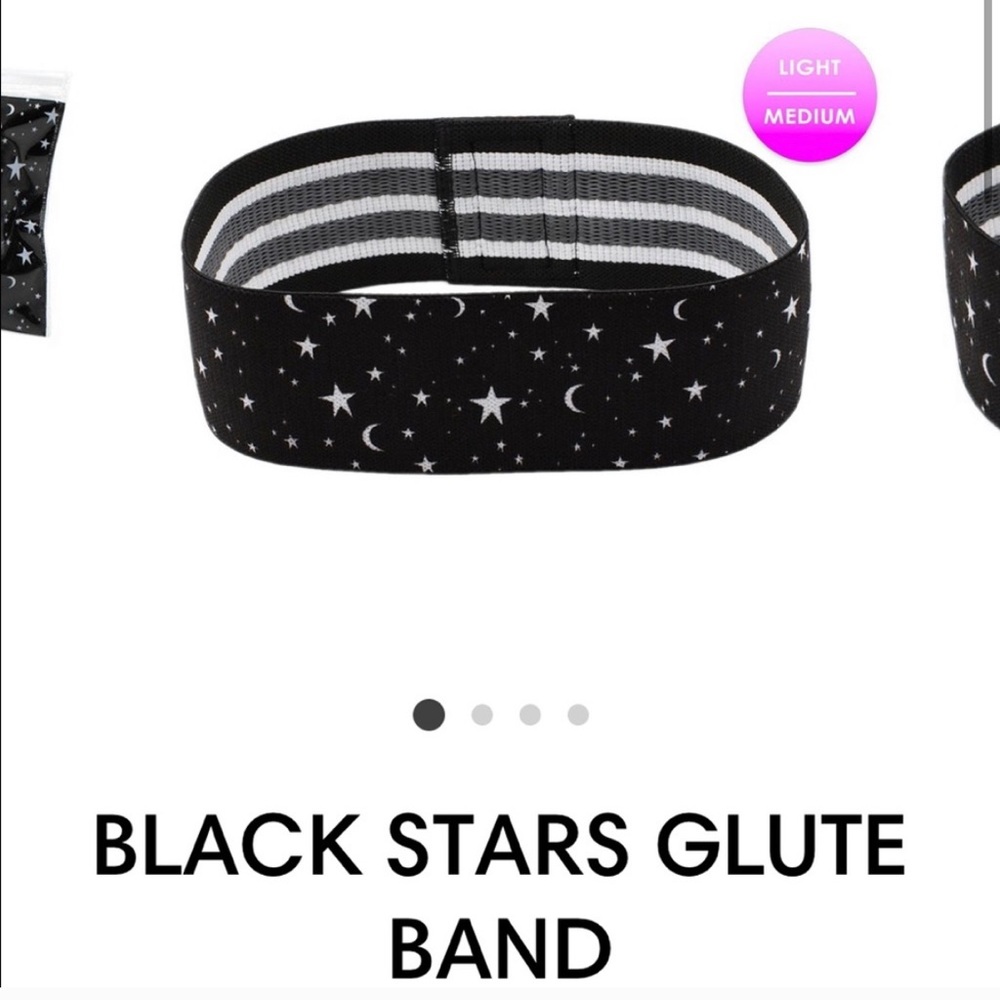 SuzieB Glute Bands- Stars ⭐️ BLACK BAND ONLY